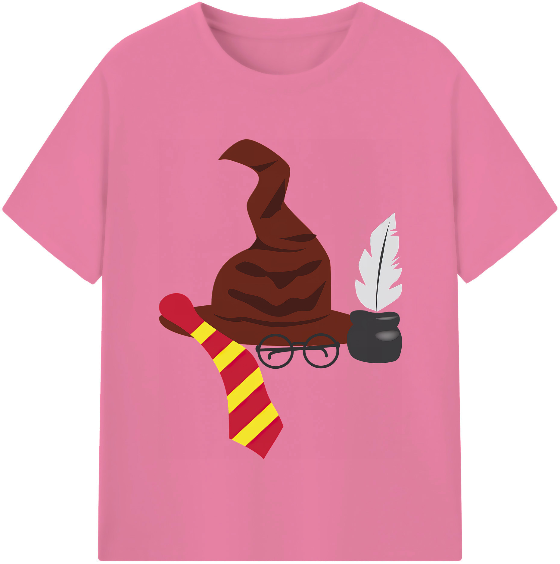 （画像用） Harry Potter ハリー・ポッターシリーズ 綿100％半袖Tシャツ（フロントプリント）